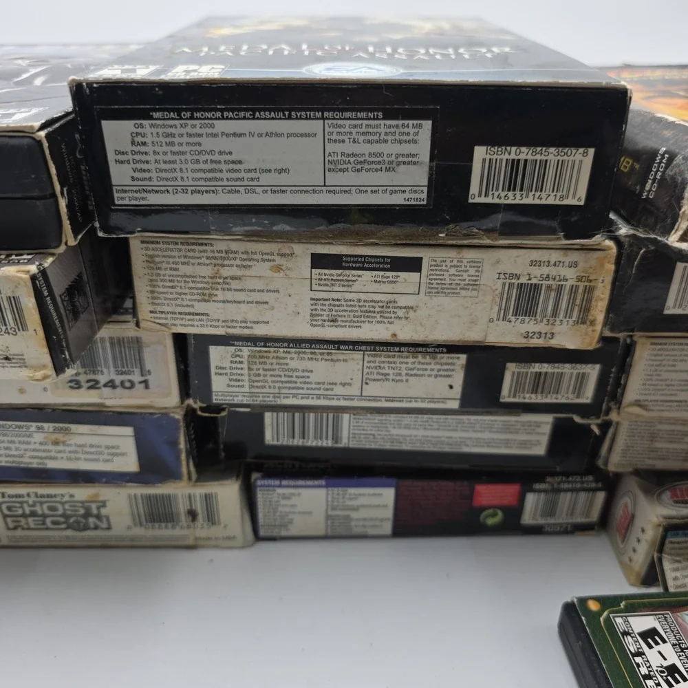 N/A most boxes